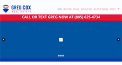 Desktop Screenshot of gregcoxhomes.com